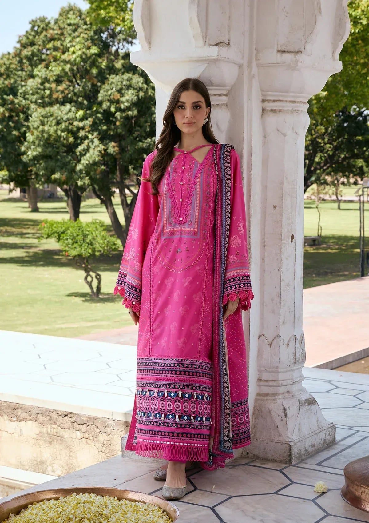 LAWN - KAHF - PRINTS CHIFFON COLLECTION '26 - KPS-4B GULNAR