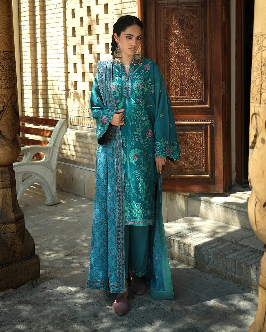 VISCOSE - MUSHQ - BUKHARA - AZURE COURTYARD
