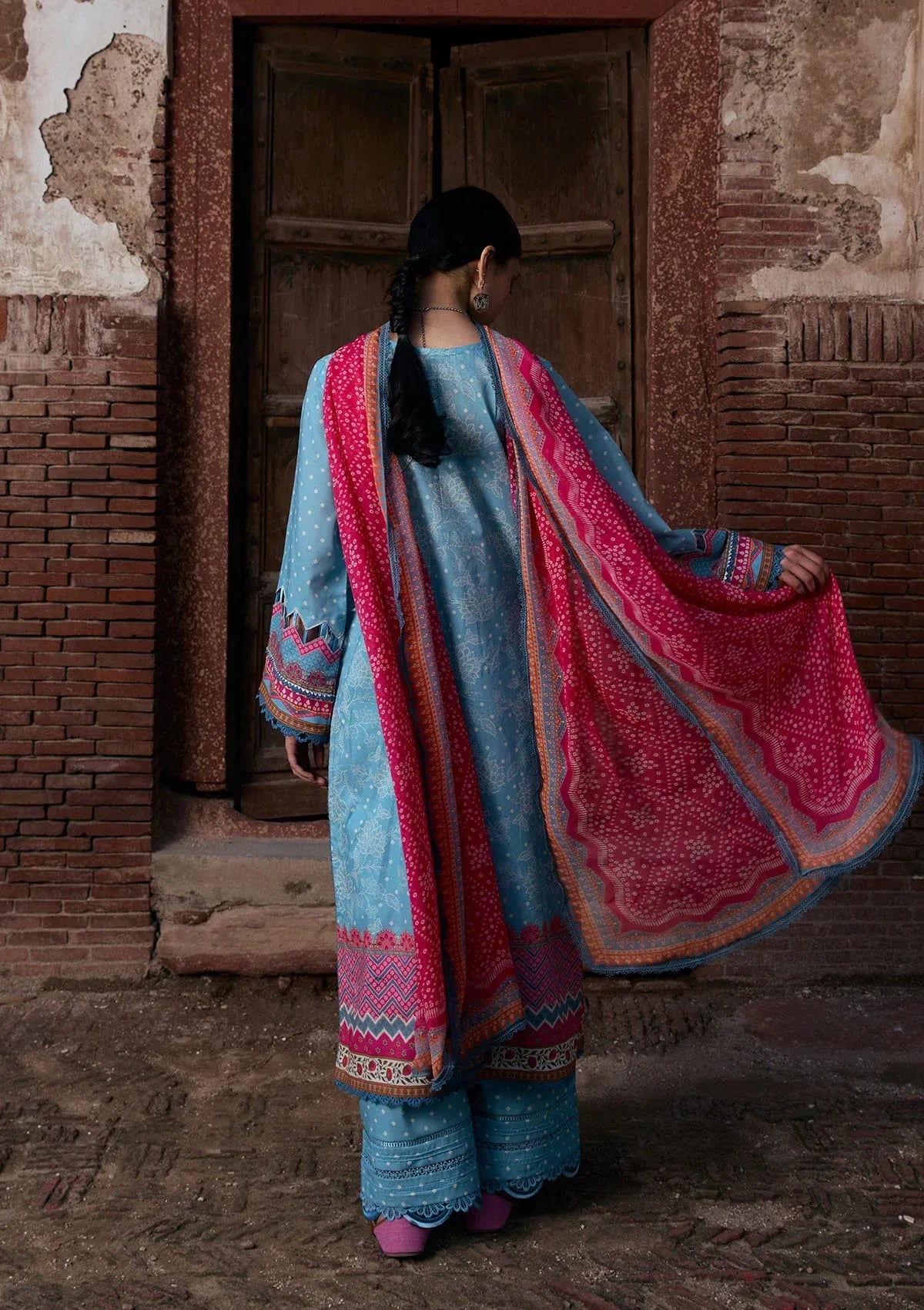 LAWN - KAHF - PRINTS CHIFFON COLLECTION '26 - KPS-7B SHABNAM