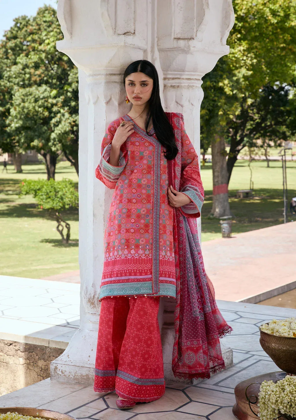 LAWN - KAHF - PRINTS CHIFFON COLLECTION '26 - KPS-3A TABEER