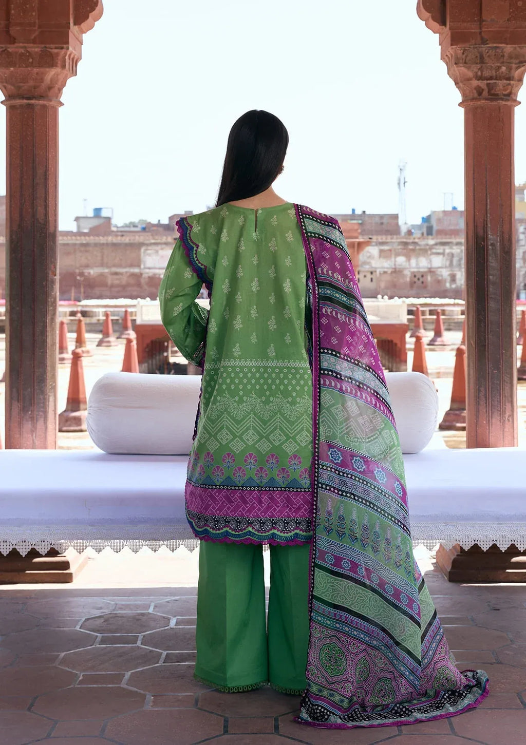 LAWN - KAHF - PRINTS CHIFFON COLLECTION '26 - KPS-8B RUMI