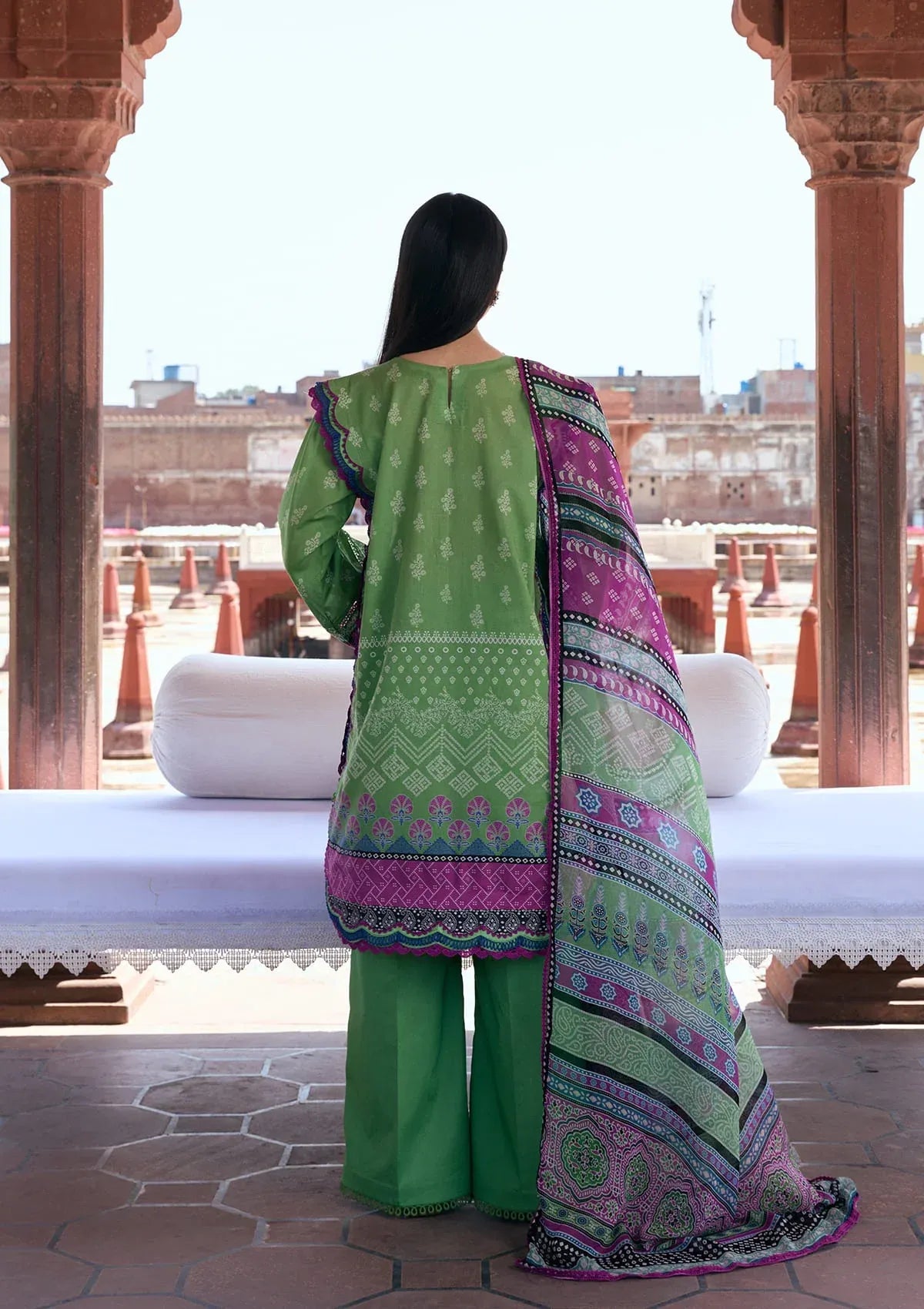 LAWN - KAHF - PRINTS CHIFFON COLLECTION '26 - KPS-8B RUMI
