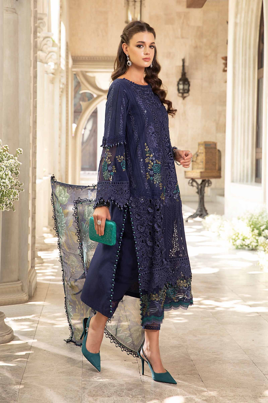 LAWN - MARIA.B - EID LAWN'24 - D9 - (SALE)
