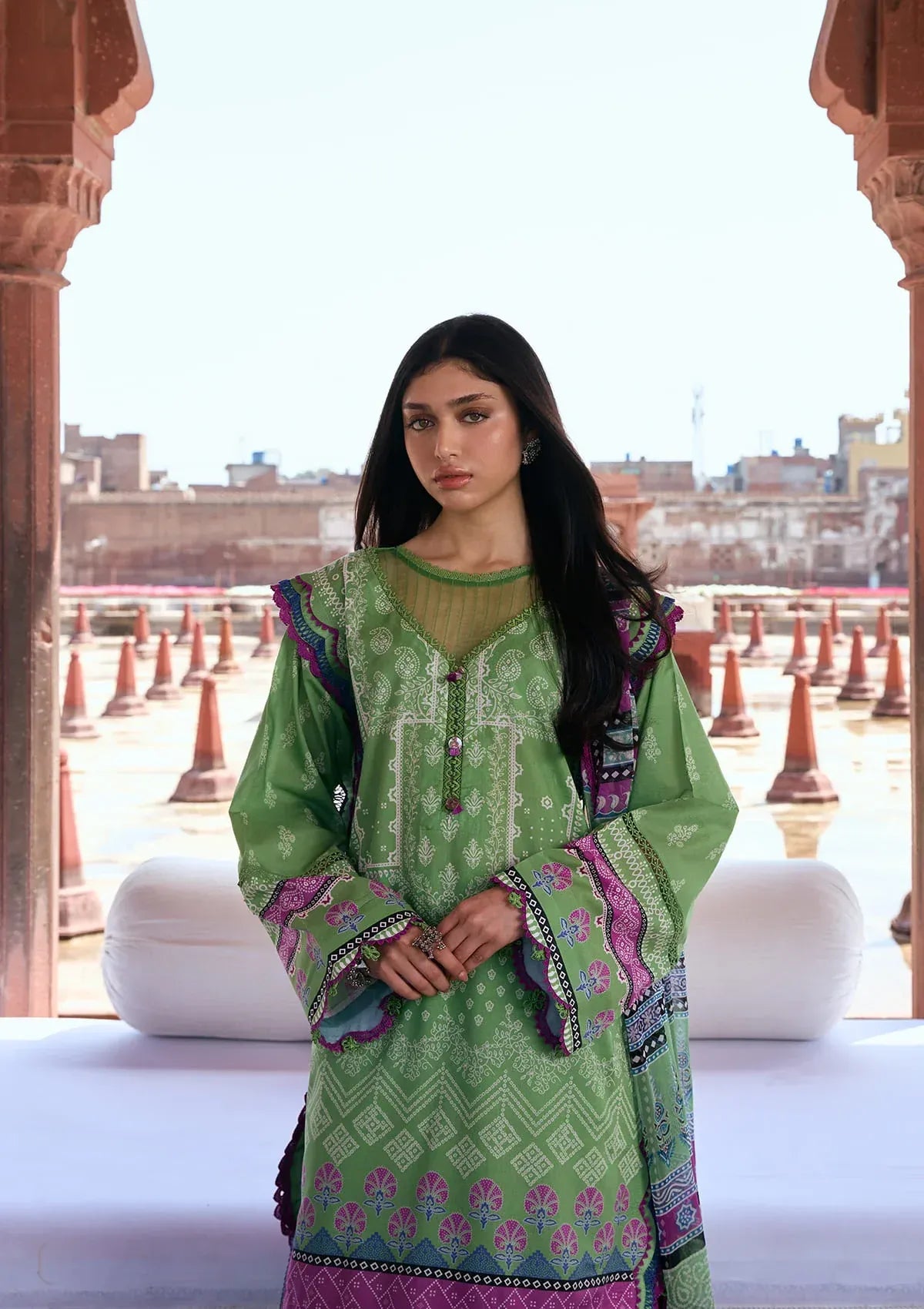 LAWN - KAHF - PRINTS CHIFFON COLLECTION '26 - KPS-8B RUMI