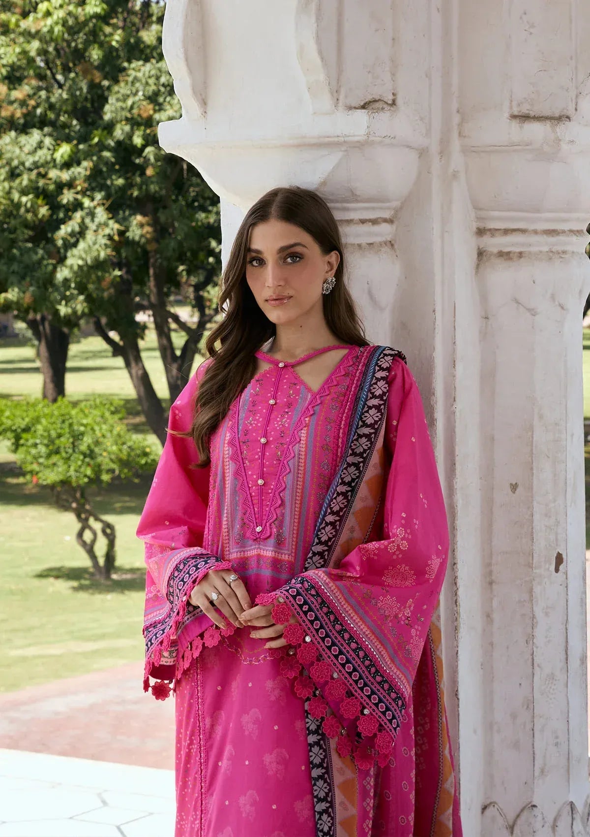 LAWN - KAHF - PRINTS CHIFFON COLLECTION '26 - KPS-4B GULNAR