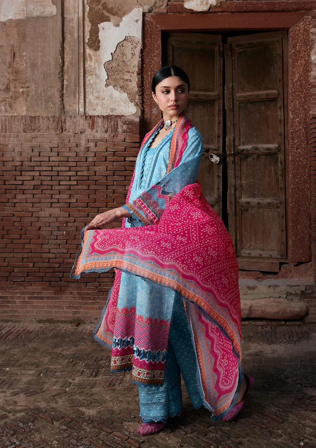 LAWN - KAHF - PRINTS CHIFFON COLLECTION '26 - KPS-7B SHABNAM