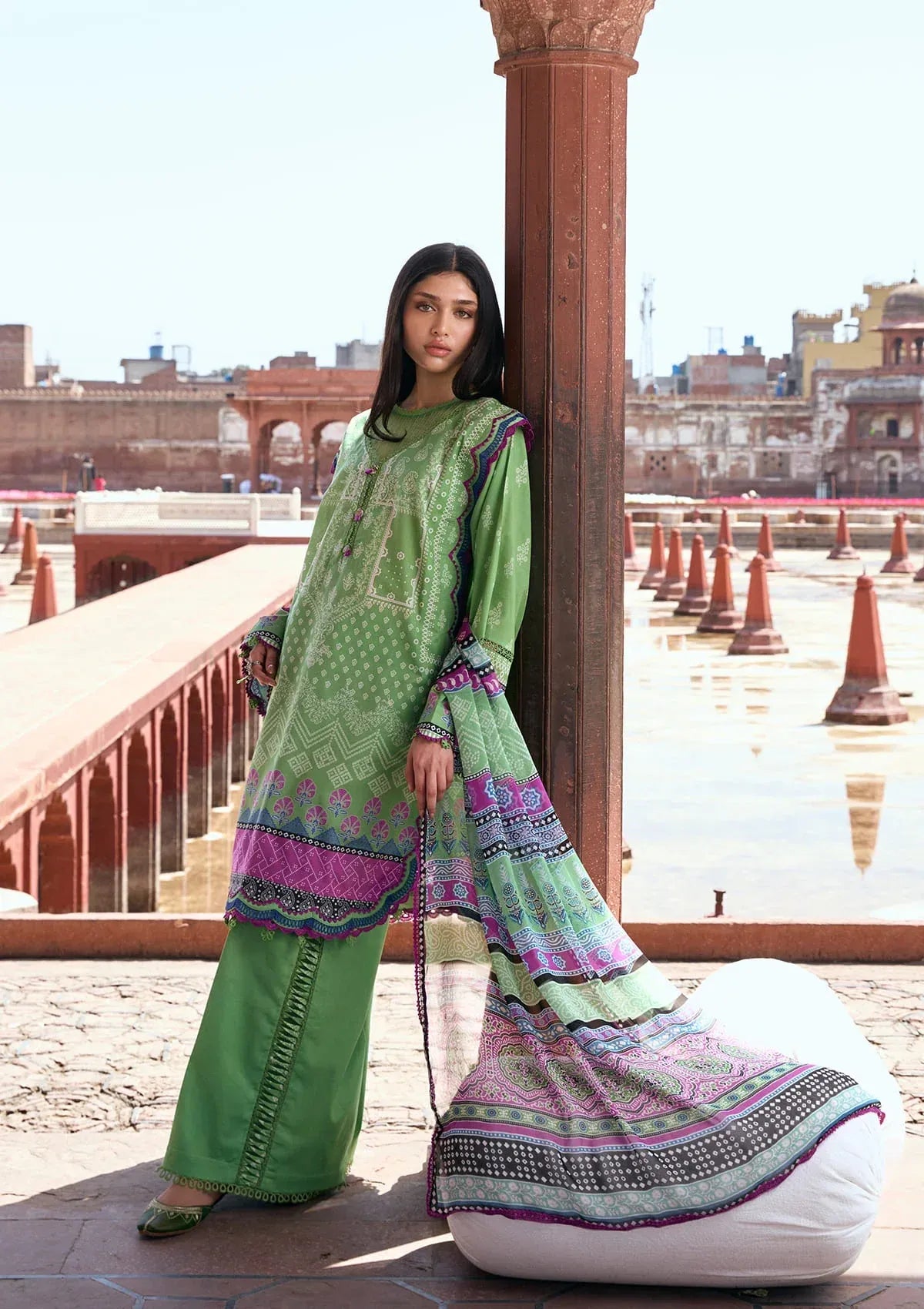 LAWN - KAHF - PRINTS CHIFFON COLLECTION '26 - KPS-8B RUMI