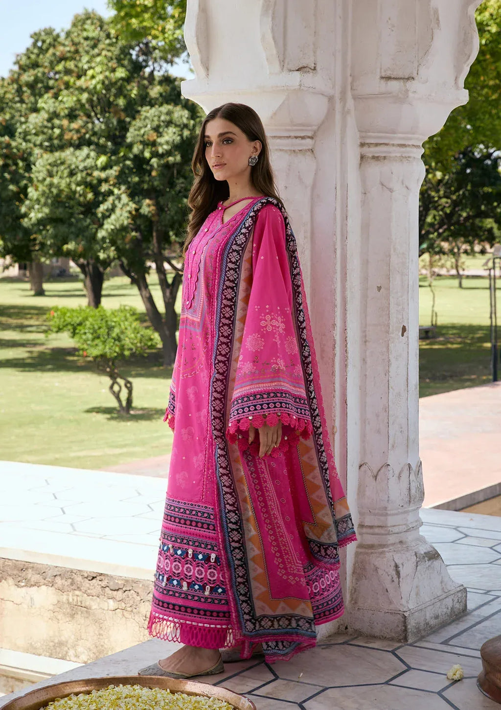 LAWN - KAHF - PRINTS CHIFFON COLLECTION '26 - KPS-4B GULNAR