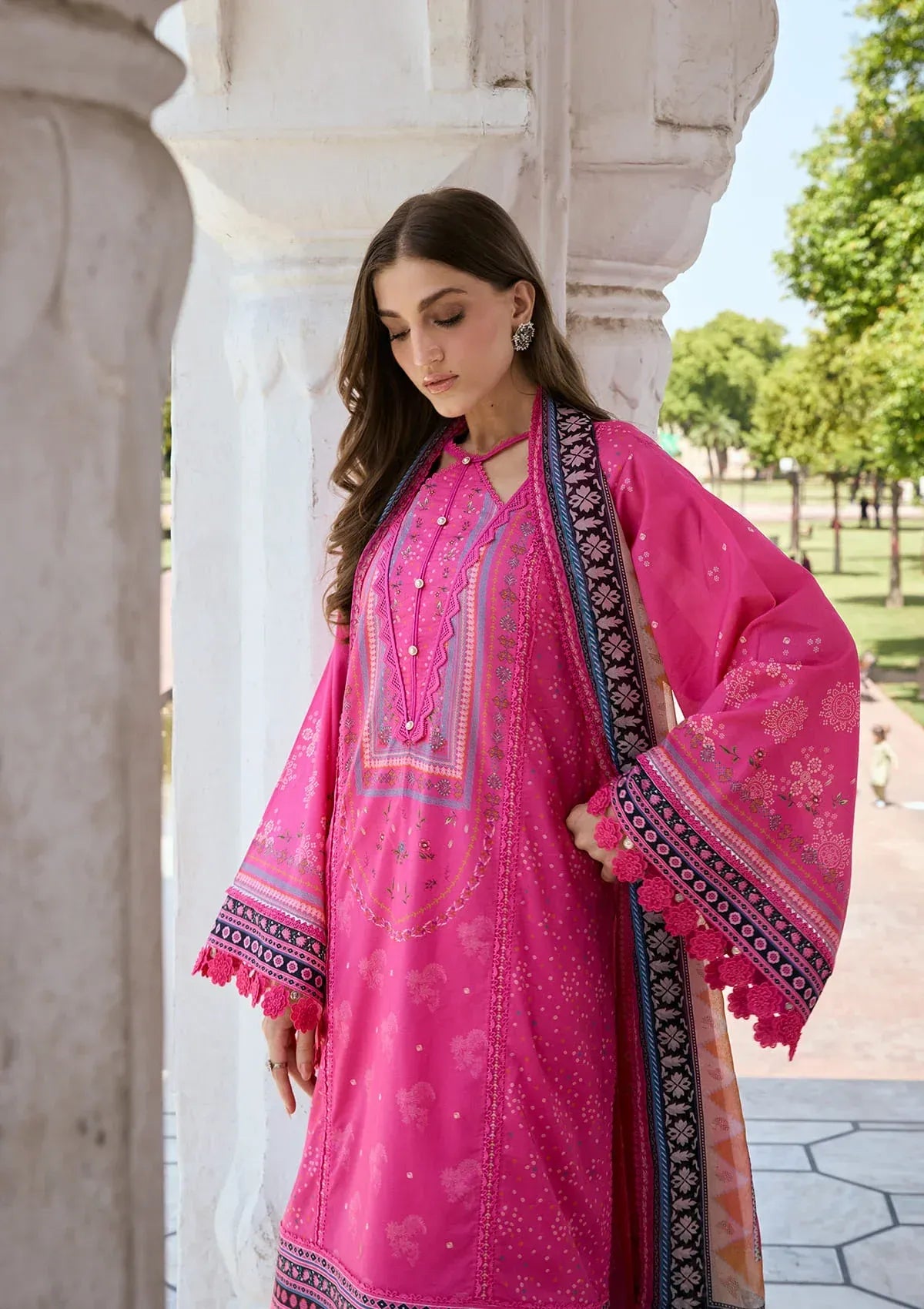 LAWN - KAHF - PRINTS CHIFFON COLLECTION '26 - KPS-4B GULNAR