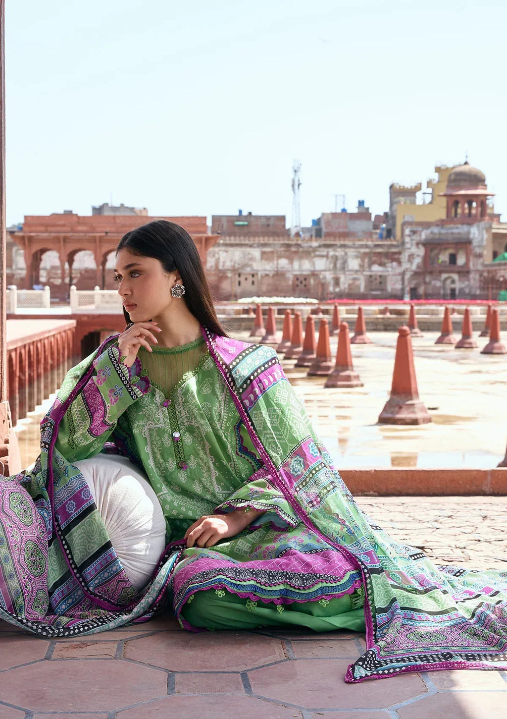 LAWN - KAHF - PRINTS CHIFFON COLLECTION '26 - KPS-8B RUMI