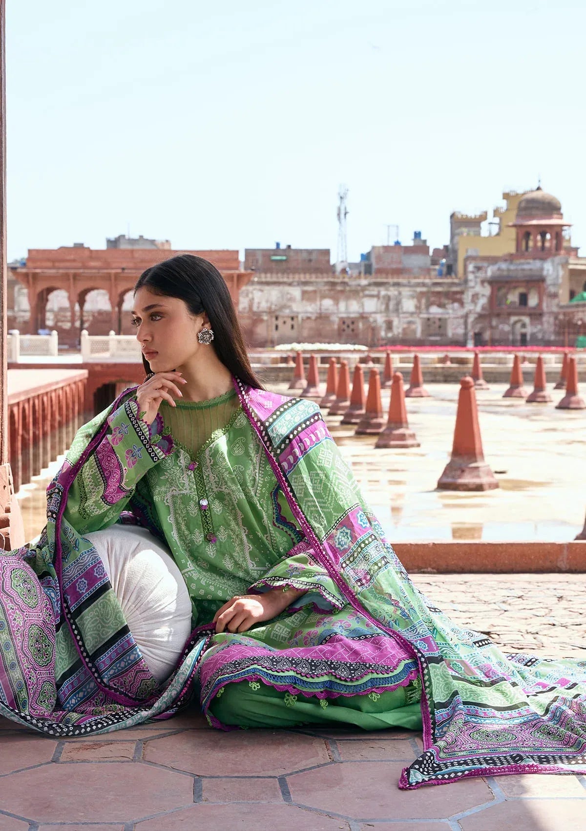 LAWN - KAHF - PRINTS CHIFFON COLLECTION '26 - KPS-8B RUMI