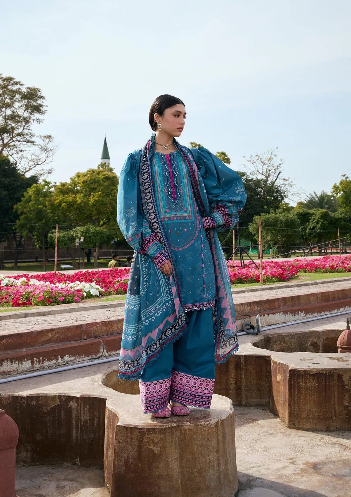 LAWN - KAHF - PRINTS CHIFFON COLLECTION '26 - KPS-4A FALAK ARA