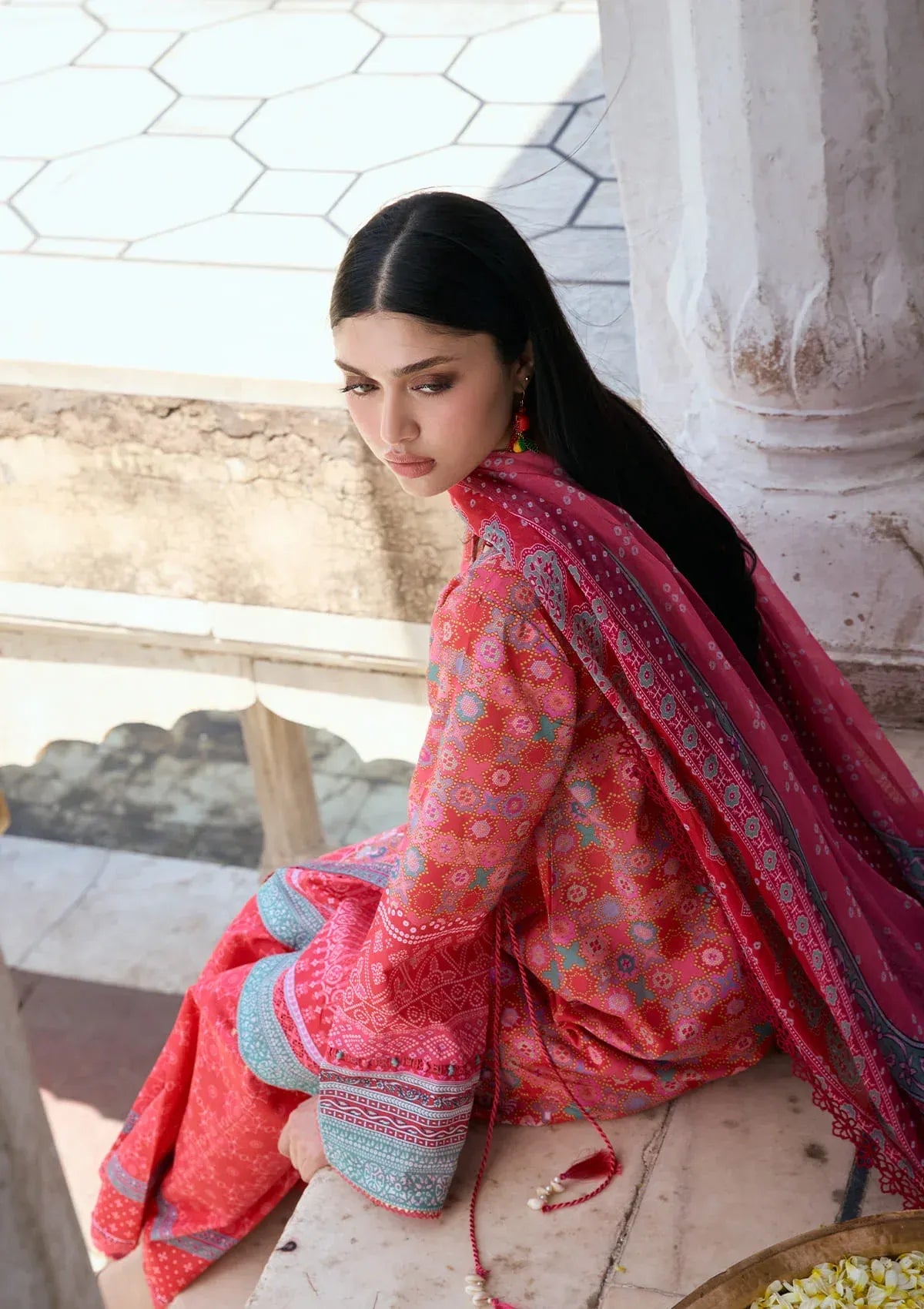 LAWN - KAHF - PRINTS CHIFFON COLLECTION '26 - KPS-3A TABEER