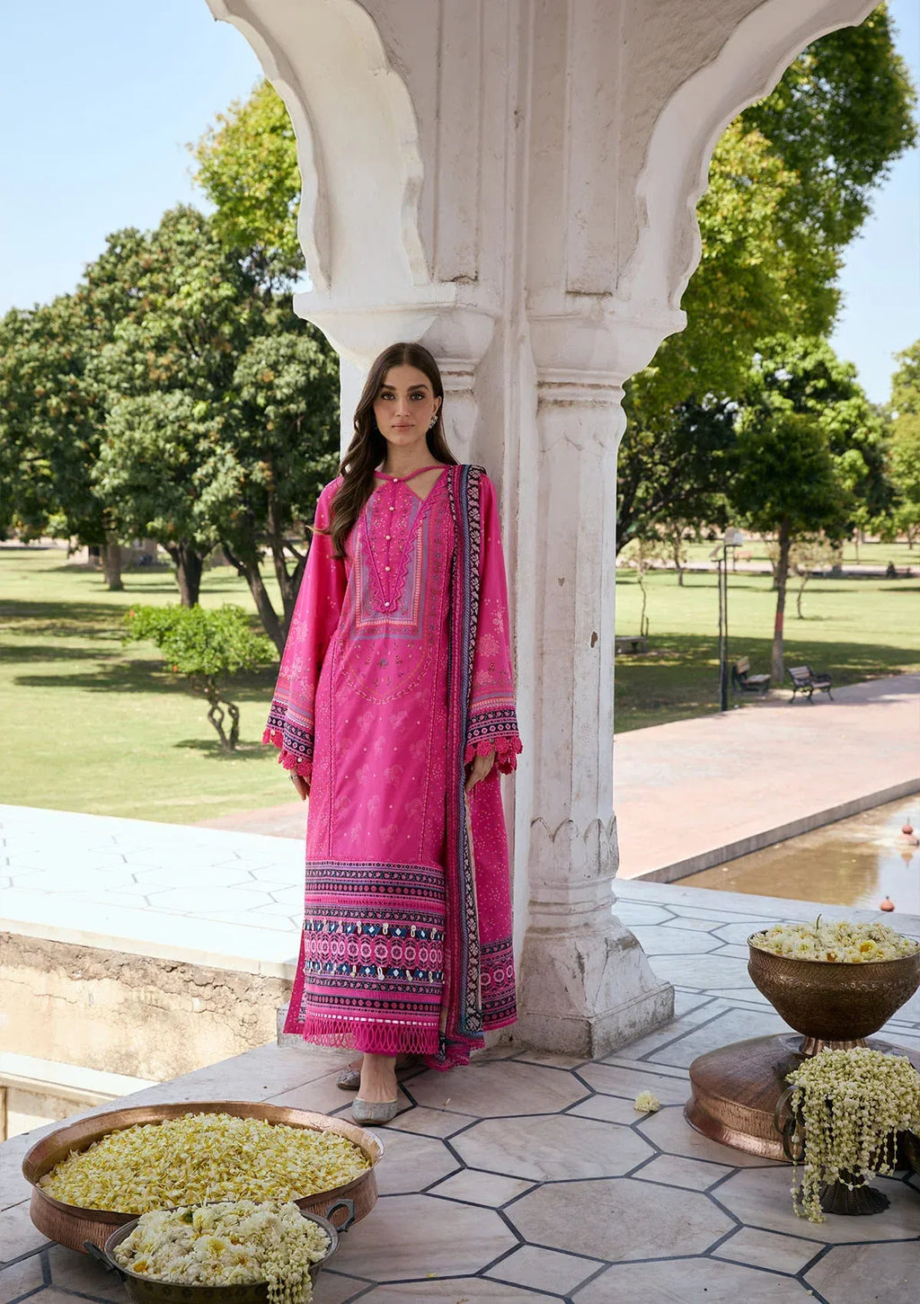 LAWN - KAHF - PRINTS CHIFFON COLLECTION '26 - KPS-4B GULNAR
