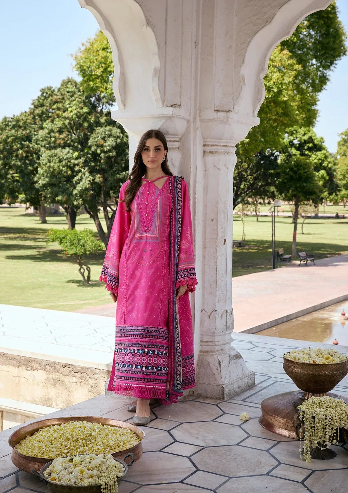 LAWN - KAHF - PRINTS CHIFFON COLLECTION '26 - KPS-4B GULNAR