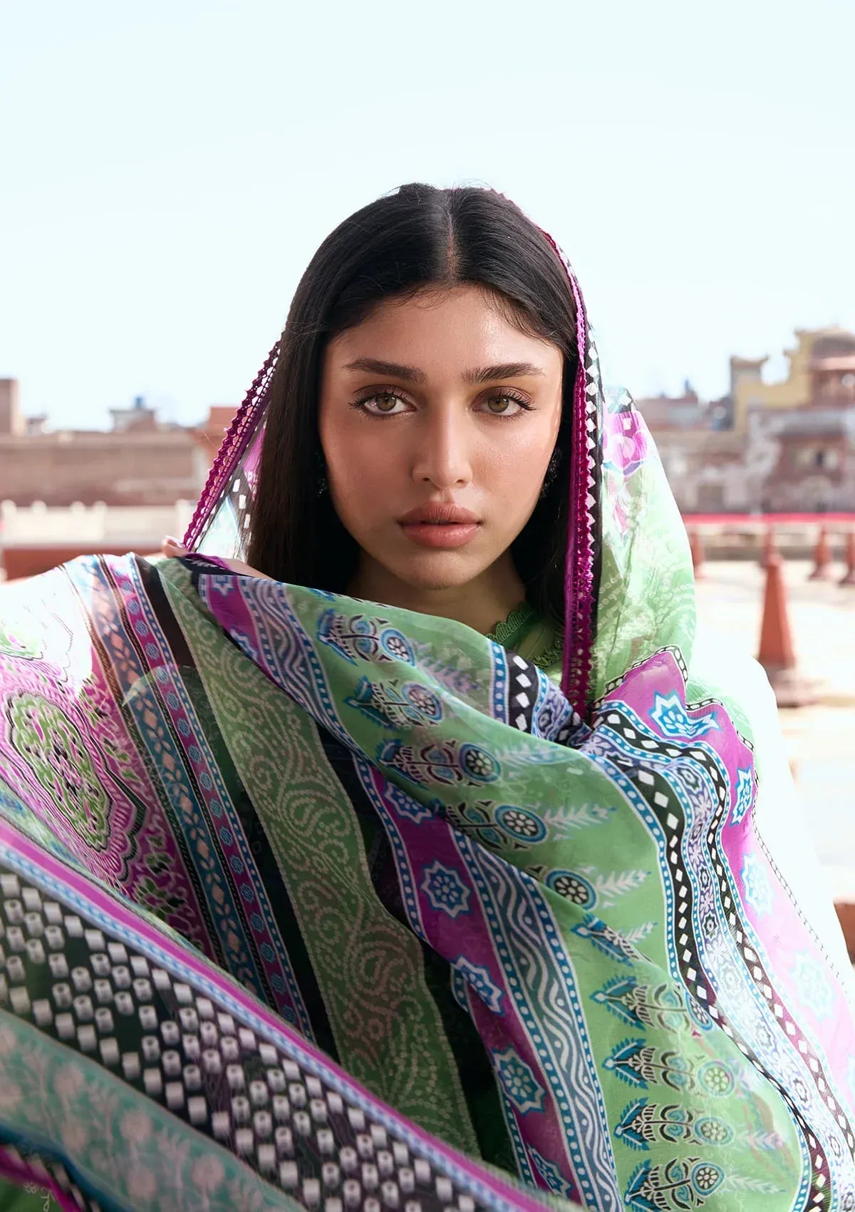 LAWN - KAHF - PRINTS CHIFFON COLLECTION '26 - KPS-8B RUMI