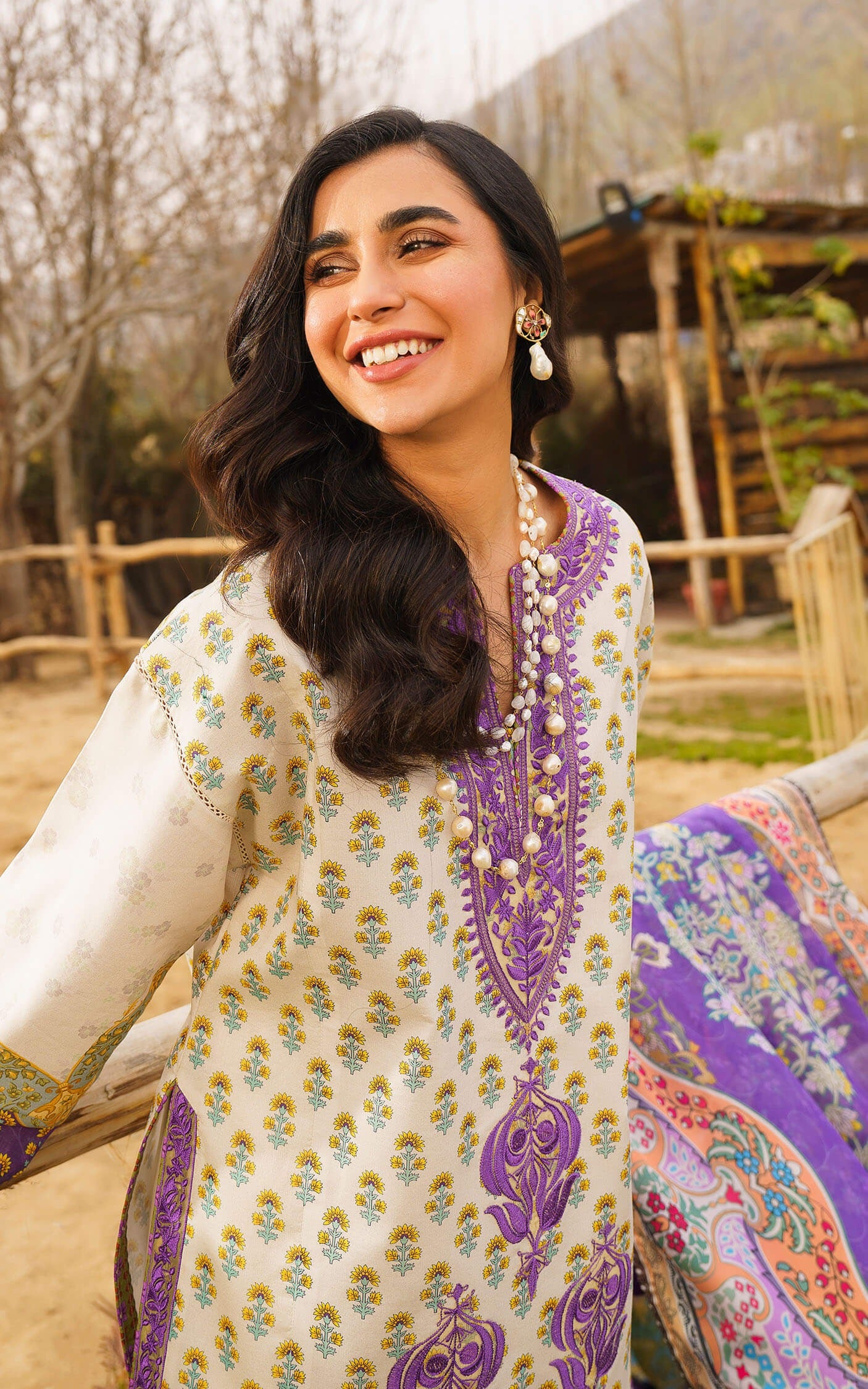 LAWN - ASIFA NABEEL - MERAKI (VOL 1) - ALYSSA U141M017 - (SALE)