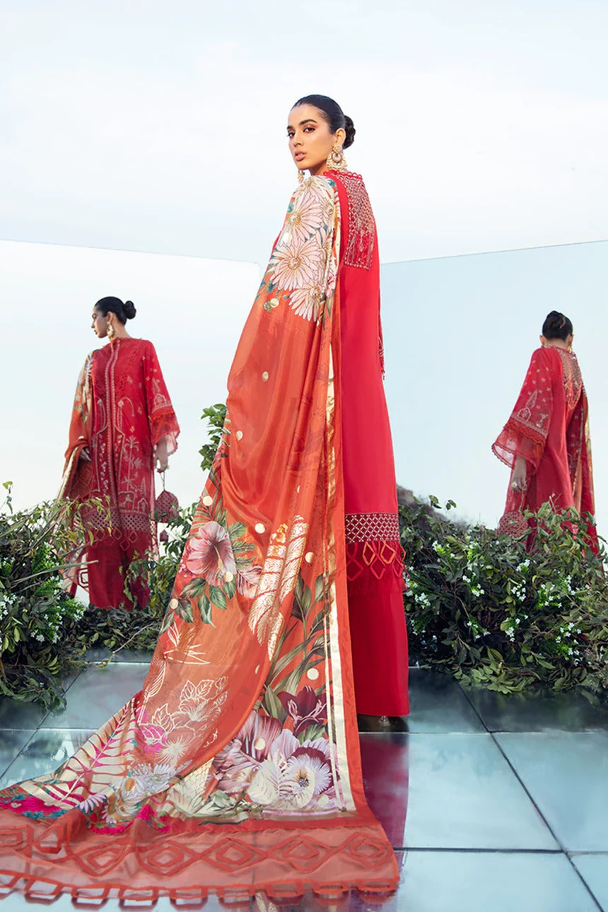 LAWN - FAIZA FAISAL - LUXURY LAWN'22 - MEHREEN LL-06-22 - (SALE)