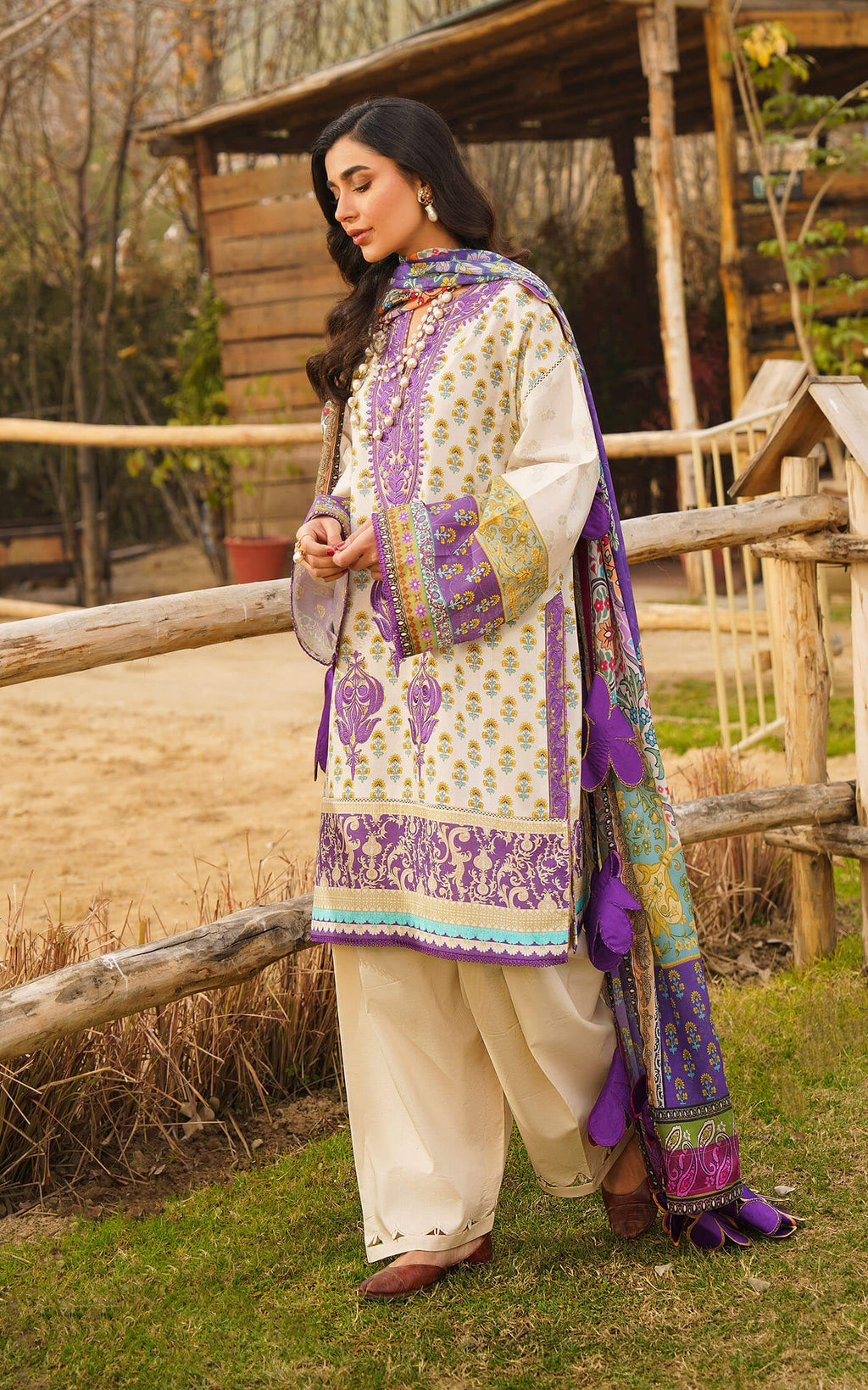 LAWN - ASIFA NABEEL - MERAKI (VOL 1) - ALYSSA U141M017 - (SALE)