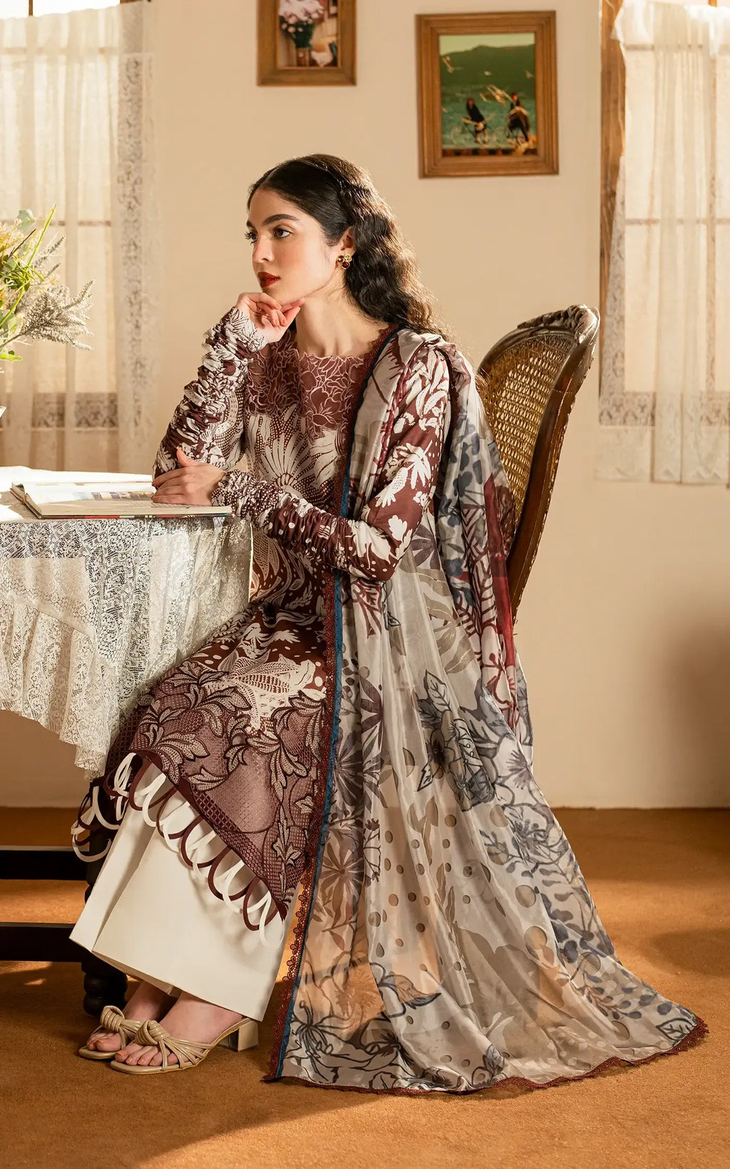 LAWN - ASIFA NABEEL - MERAKI(VOL 1) - DARCHEENI MVL25-07 - (SALE)