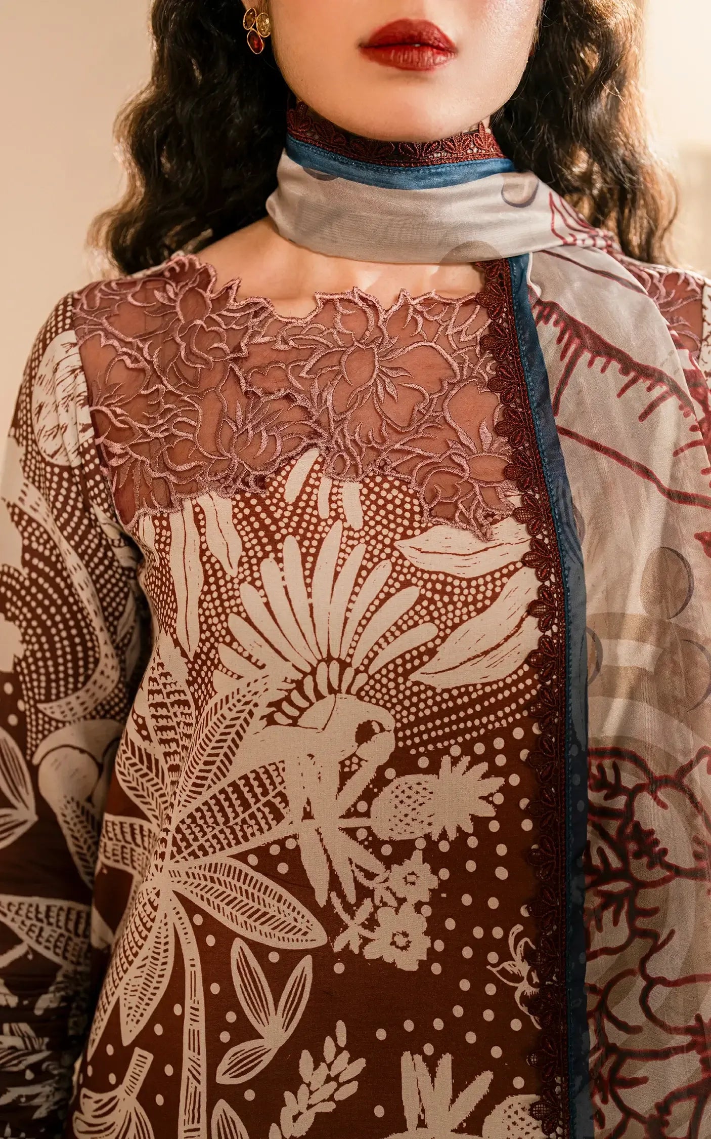 LAWN - ASIFA NABEEL - MERAKI(VOL 1) - DARCHEENI MVL25-07 - (SALE)
