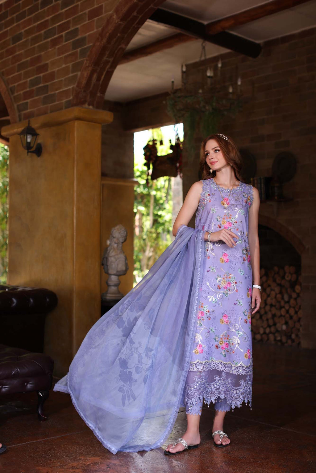 LAWN - NOOR BY SAADIA ASAD - EID LUXURY PRINTKARI'24 - D1-10 - (SALE)