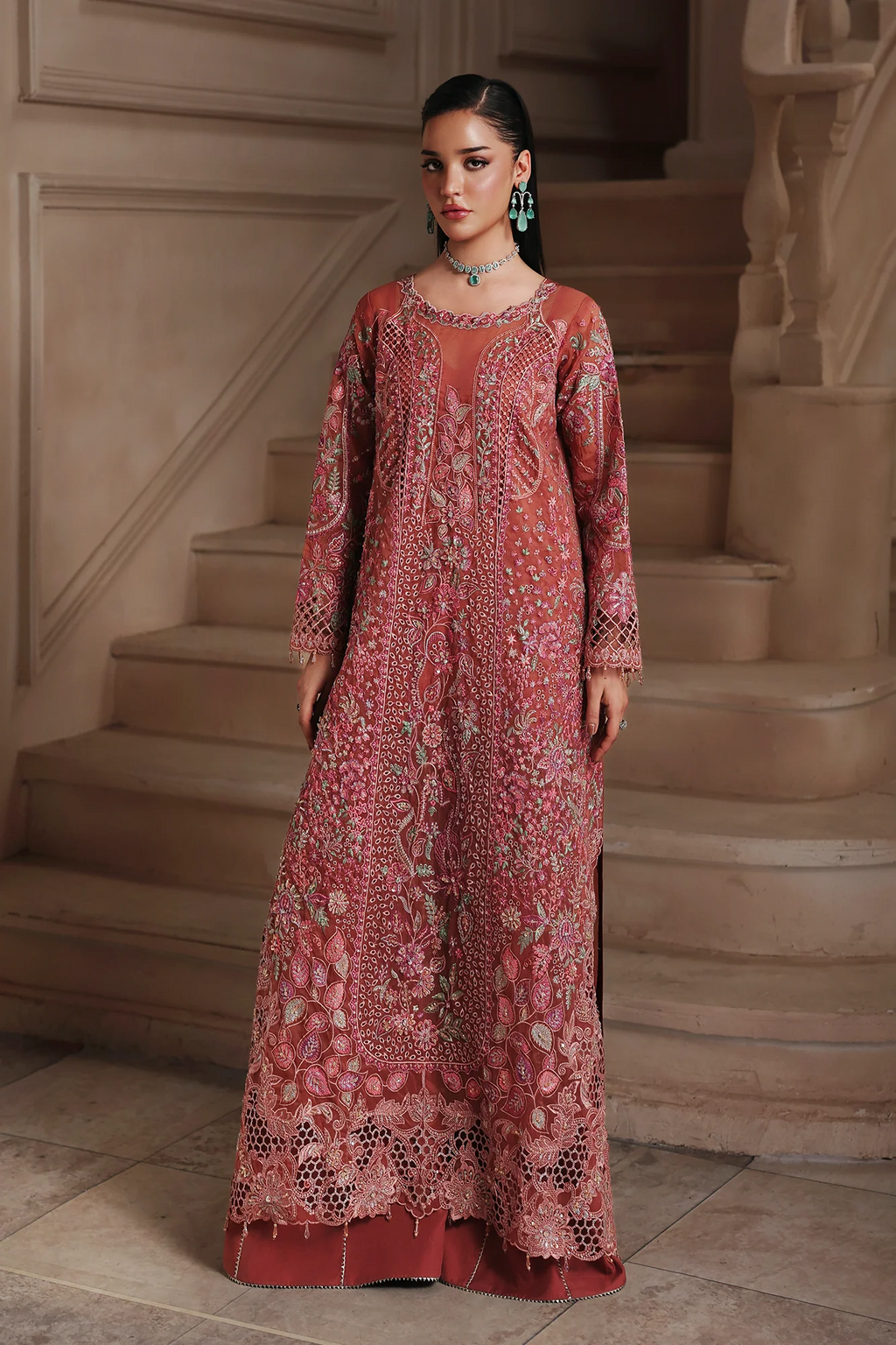 ORGANZA - RAJ BARI - SAGE FORMAL - AMELY