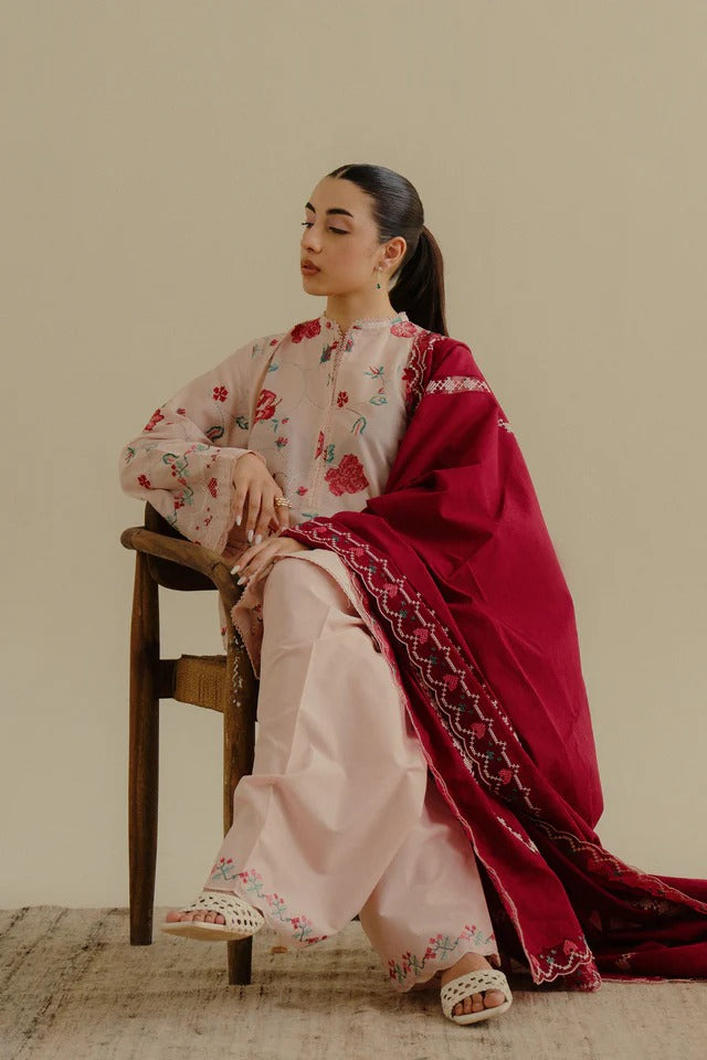 LAWN - ZARA SHAHJAHAN - COCO LAWN'25 - ZUFRA-6A - (SALE)