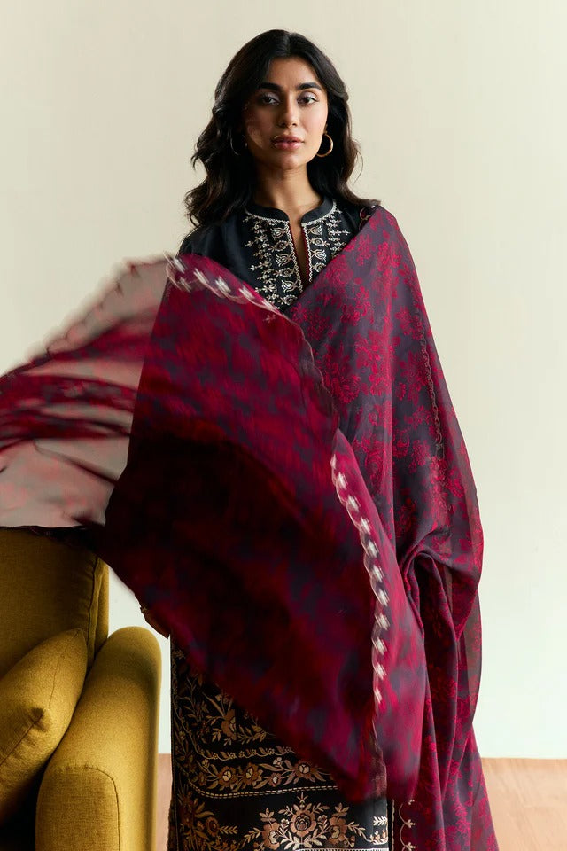 LAWN - ZARA SHAHJAHAN - COCO - VELOUR-D2 - (SALE)