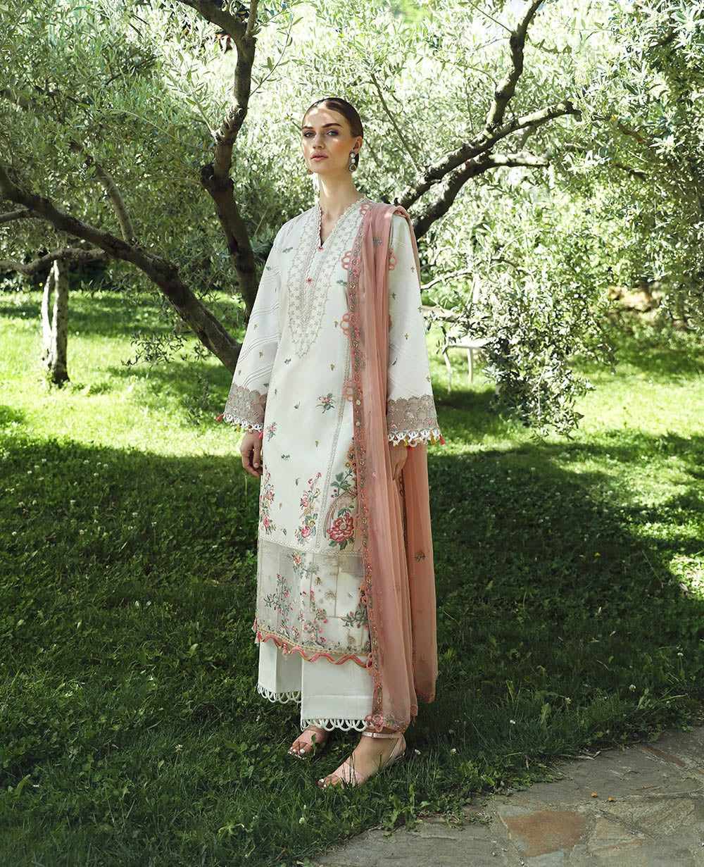 LAWN - REPUBLIC WOMENWEAR - AYLIN SUMMER LAWN'24 - CAMELLIA (D3-B) - (SALE)