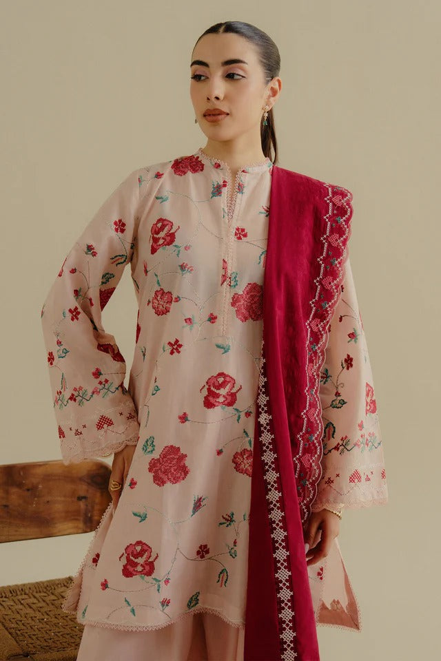 LAWN - ZARA SHAHJAHAN - COCO LAWN'25 - ZUFRA-6A - (SALE)