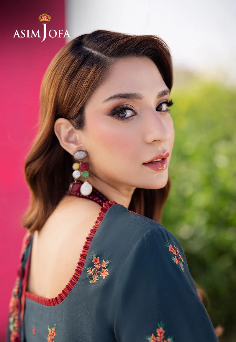 LAWN - ASIM JOFA - LUXURY LAWN - AJELL-04 - (SALE)