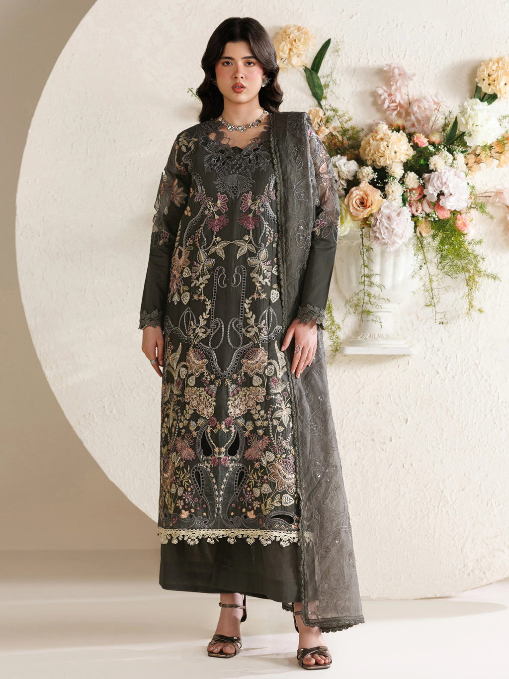 LAWN - PARISHAY  - MARBELLA - MB-14 - 3 PC LAWN