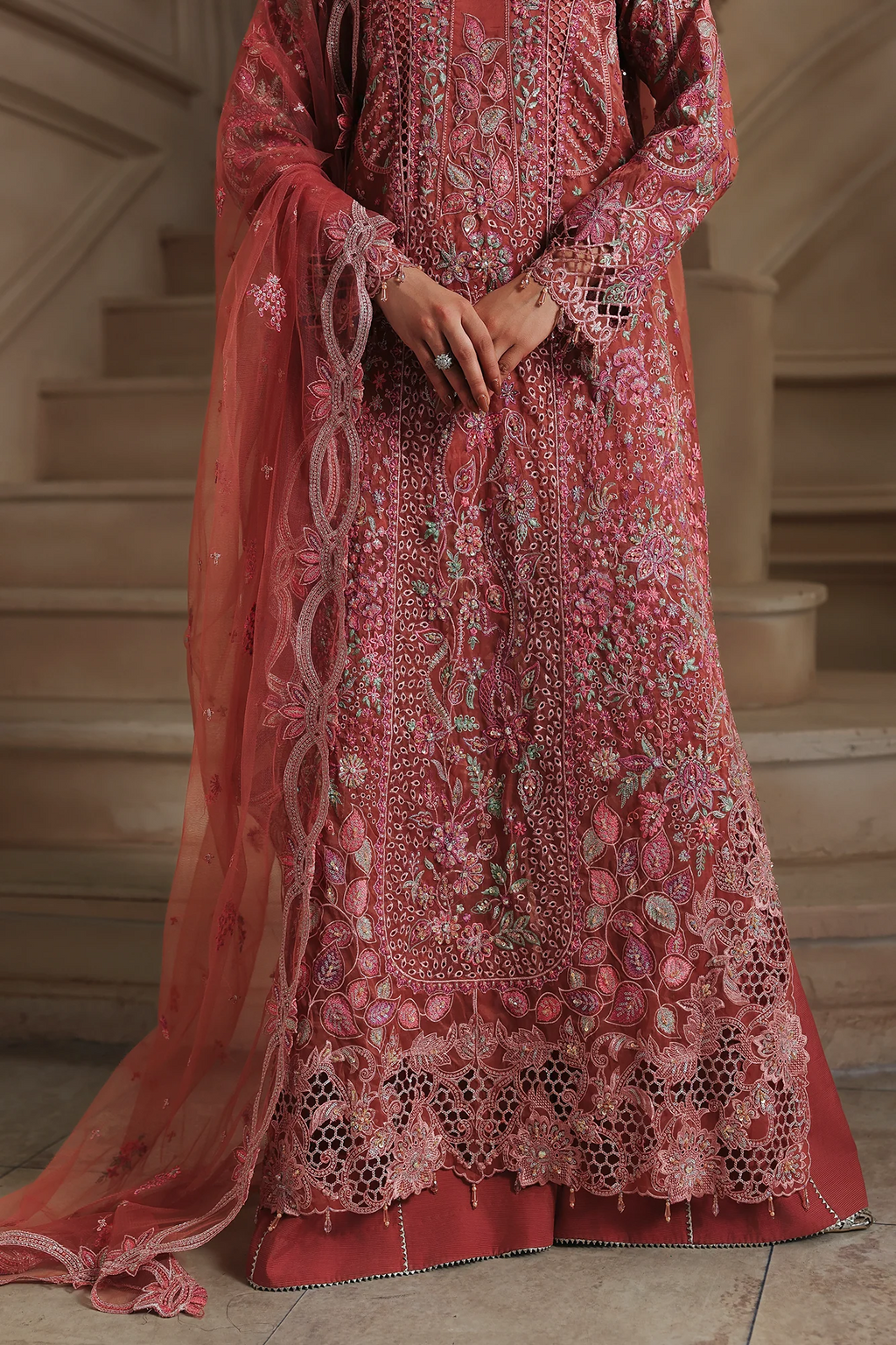 ORGANZA - RAJ BARI - SAGE FORMAL - AMELY
