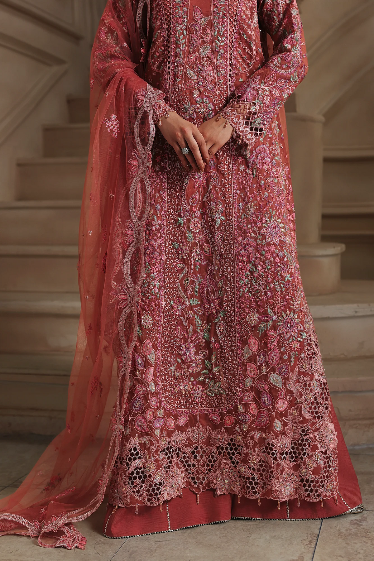 ORGANZA - RAJ BARI - SAGE FORMAL - AMELY