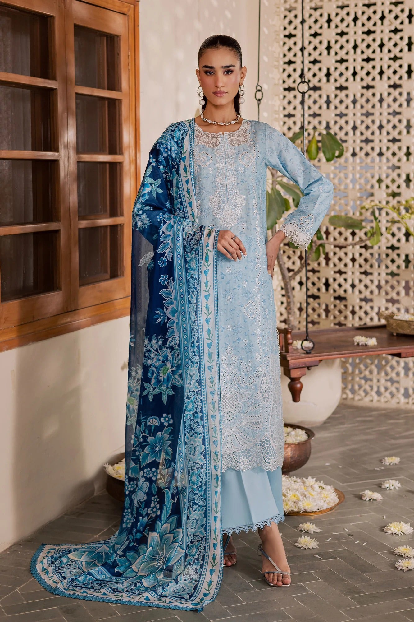 LAWN - RAJ BARI - SELENE PREMIUM LAWN - SRAYA