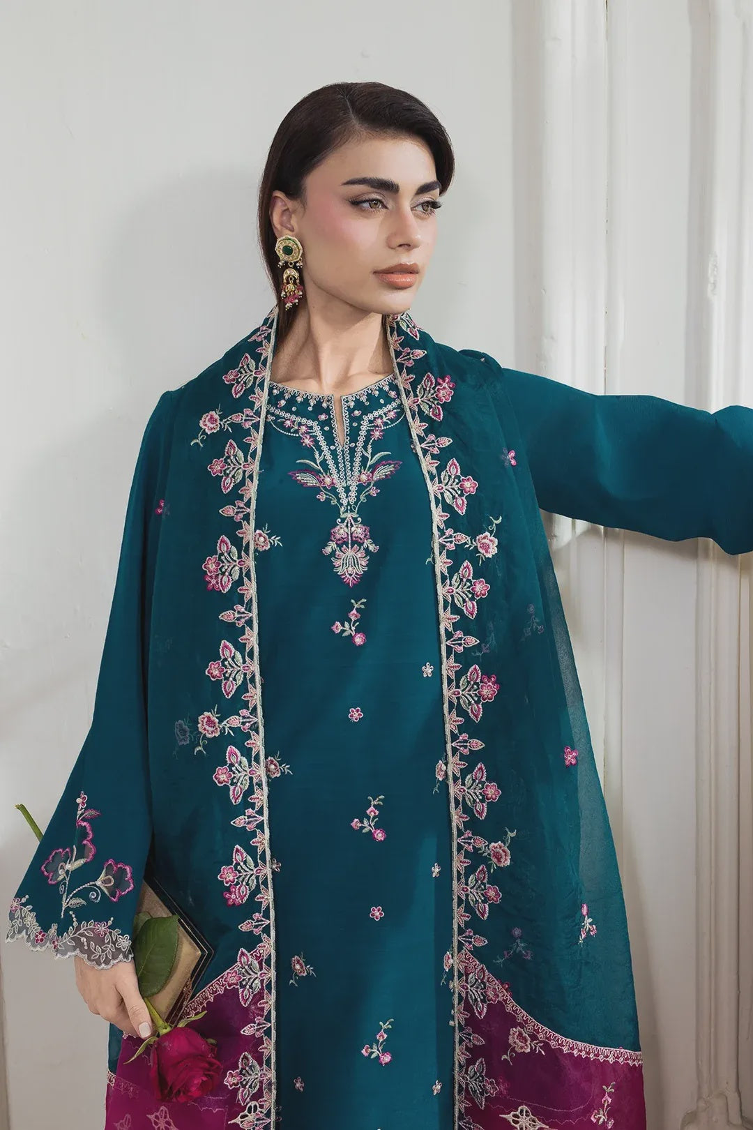 SILK - RANG RASIYA - LUMEIRE - CARMIN