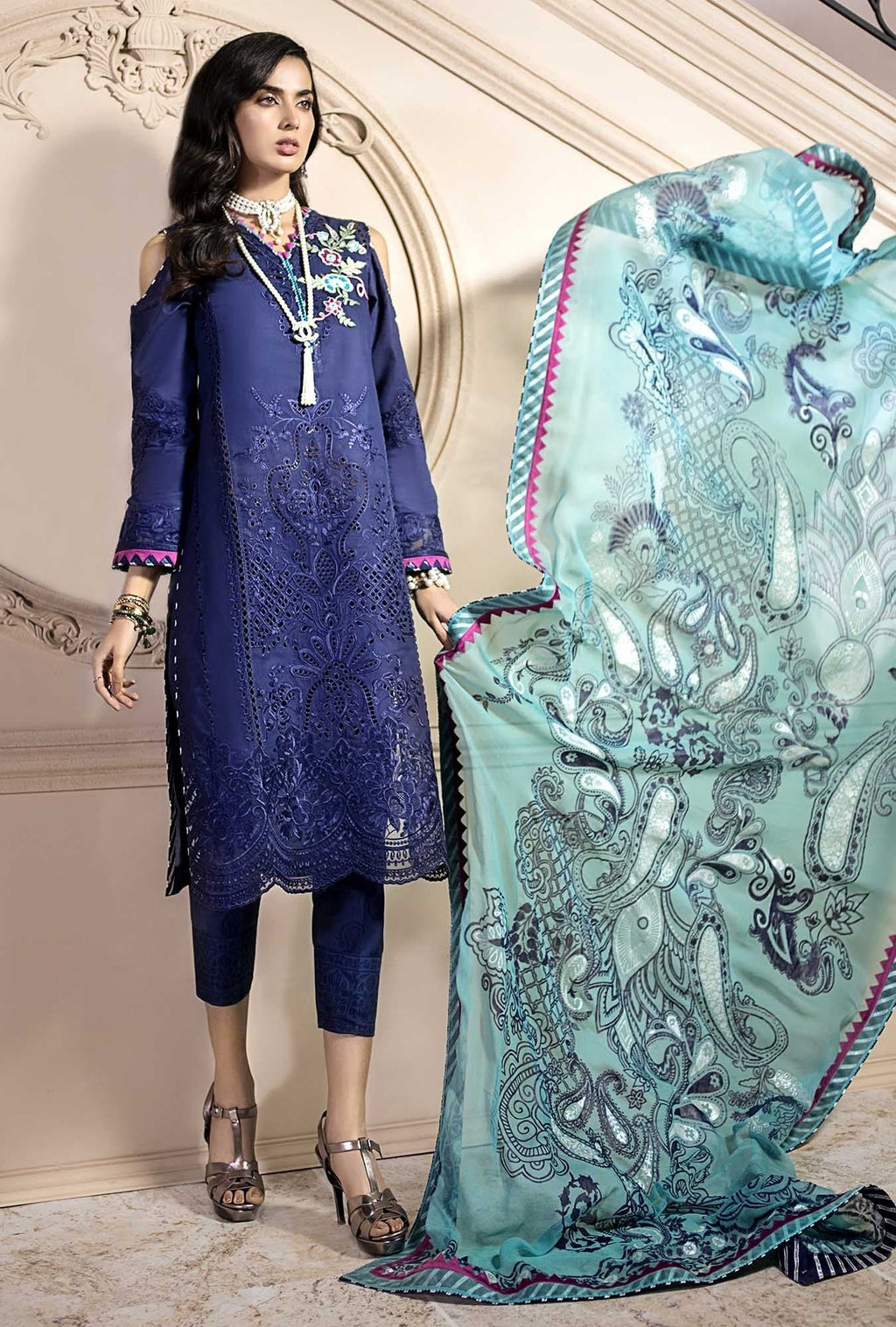 LAWN - NOOR BYSAADIA ASAD - LUXURY LAWN'20 - MYSA D2-B - (SALE)