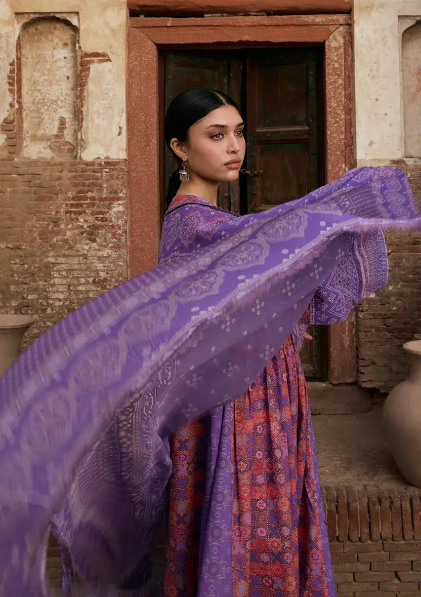 LAWN - KAHF - PRINTS CHIFFON COLLECTION '26 - KPS-3B ZARMEENA