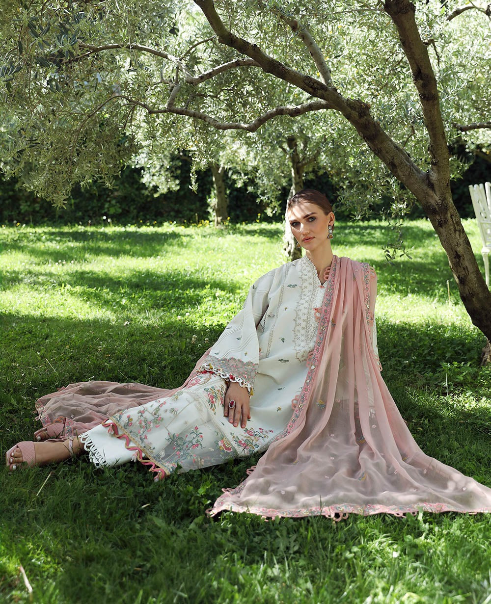 LAWN - REPUBLIC WOMENWEAR - AYLIN SUMMER LAWN'24 - CAMELLIA (D3-B) - (SALE)
