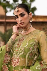 Embroidered Suit - Akbar Aslam Sullaniya (Amberin)