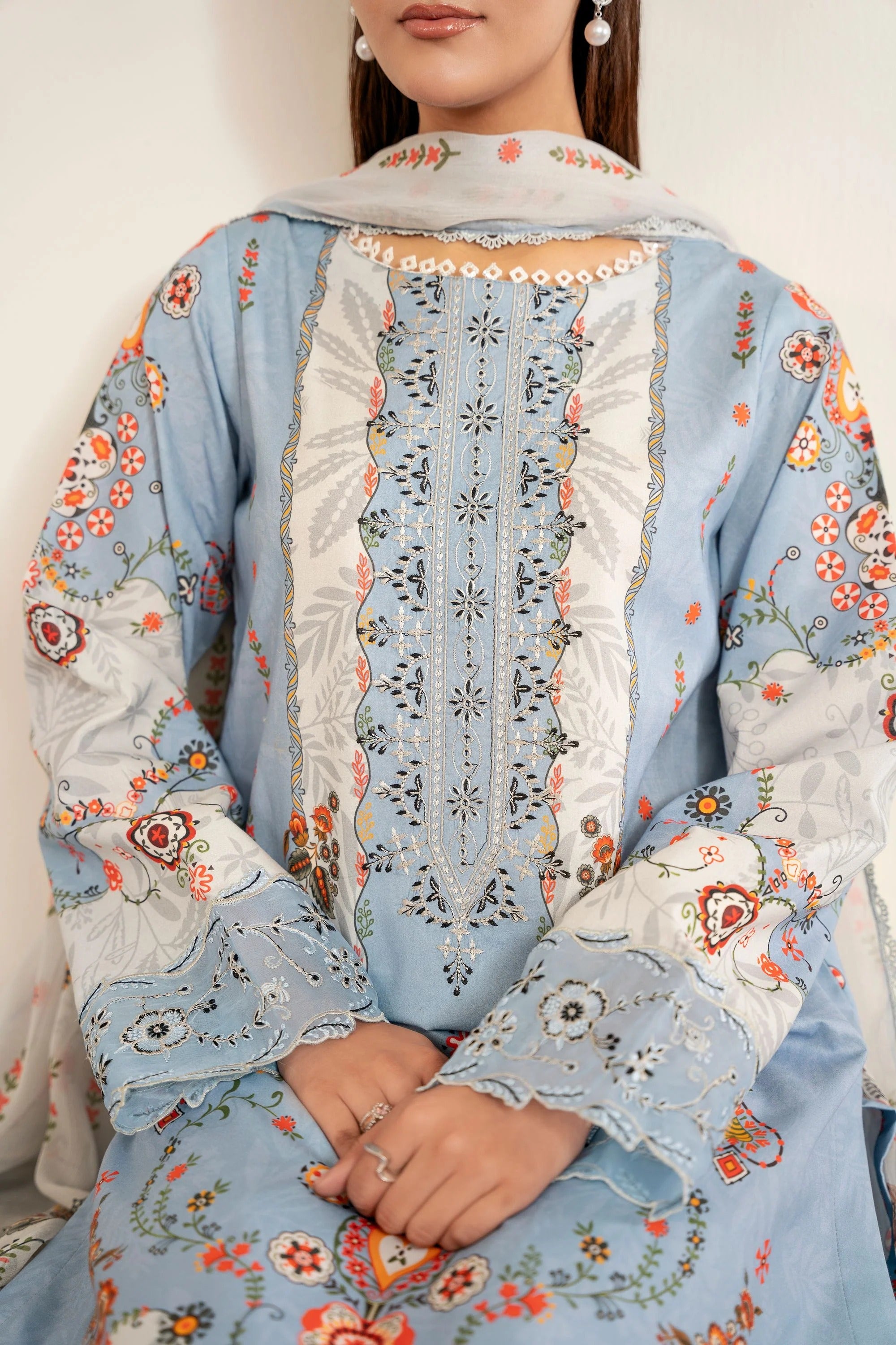 LAWN - CORAL - SERENE PRINTKARI'26 - CS -02-A