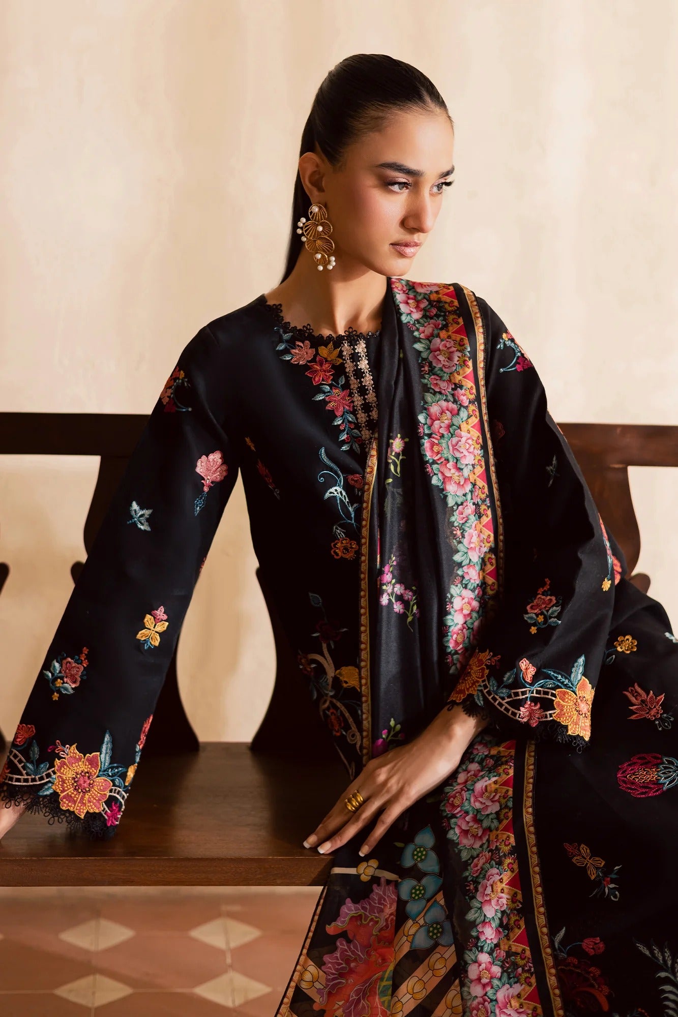 LAWN - RAJ BARI - SELENE PREMIUM LAWN - SIRA