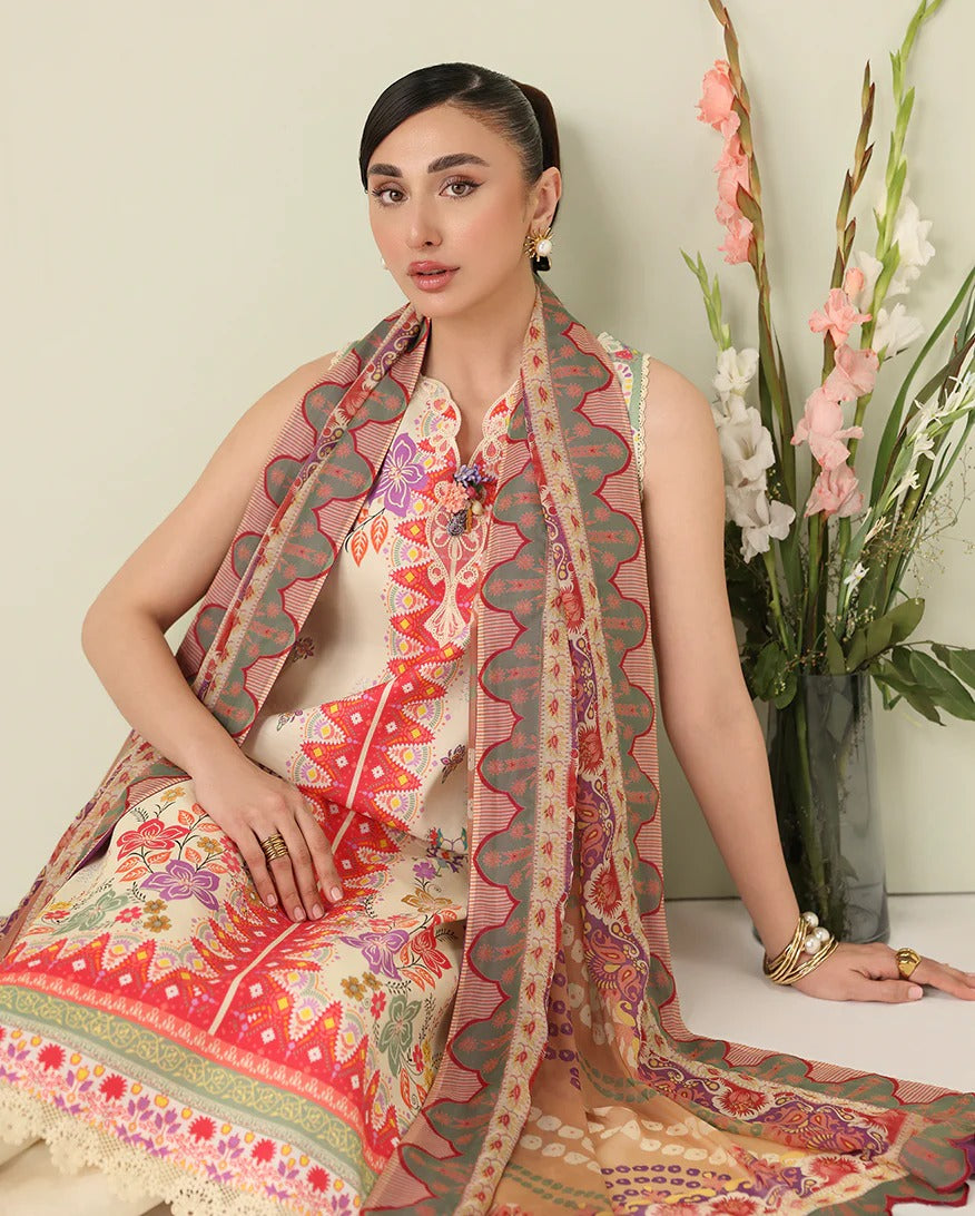 LAWN - ROHEENAZ - ROSETTE - PASTEL SYMPHONY