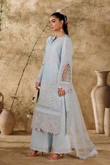 LAWN - AKBAR ASLAM - ELEA LAWN' 26 - SAFFRON