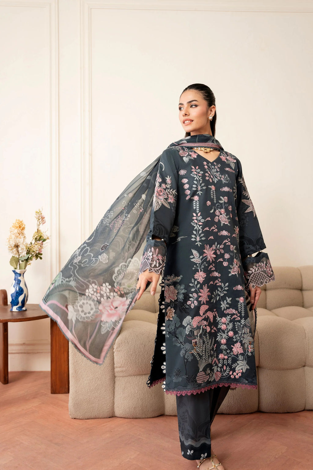 LAWN - CORAL - SERENE PRINTKARI'26 - CS -01-B
