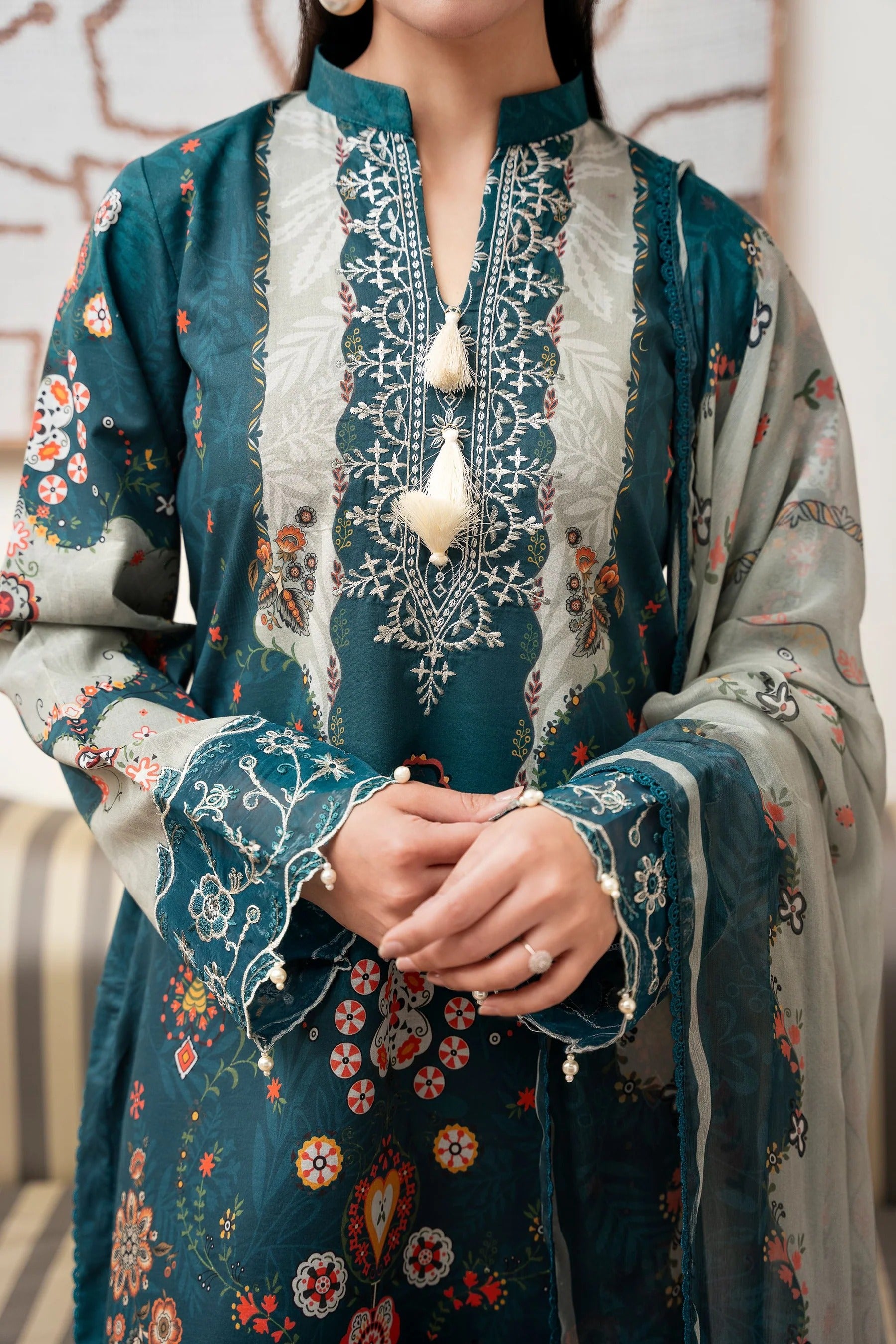LAWN - CORAL - SERENE PRINTKARI'26 - CS -02-B