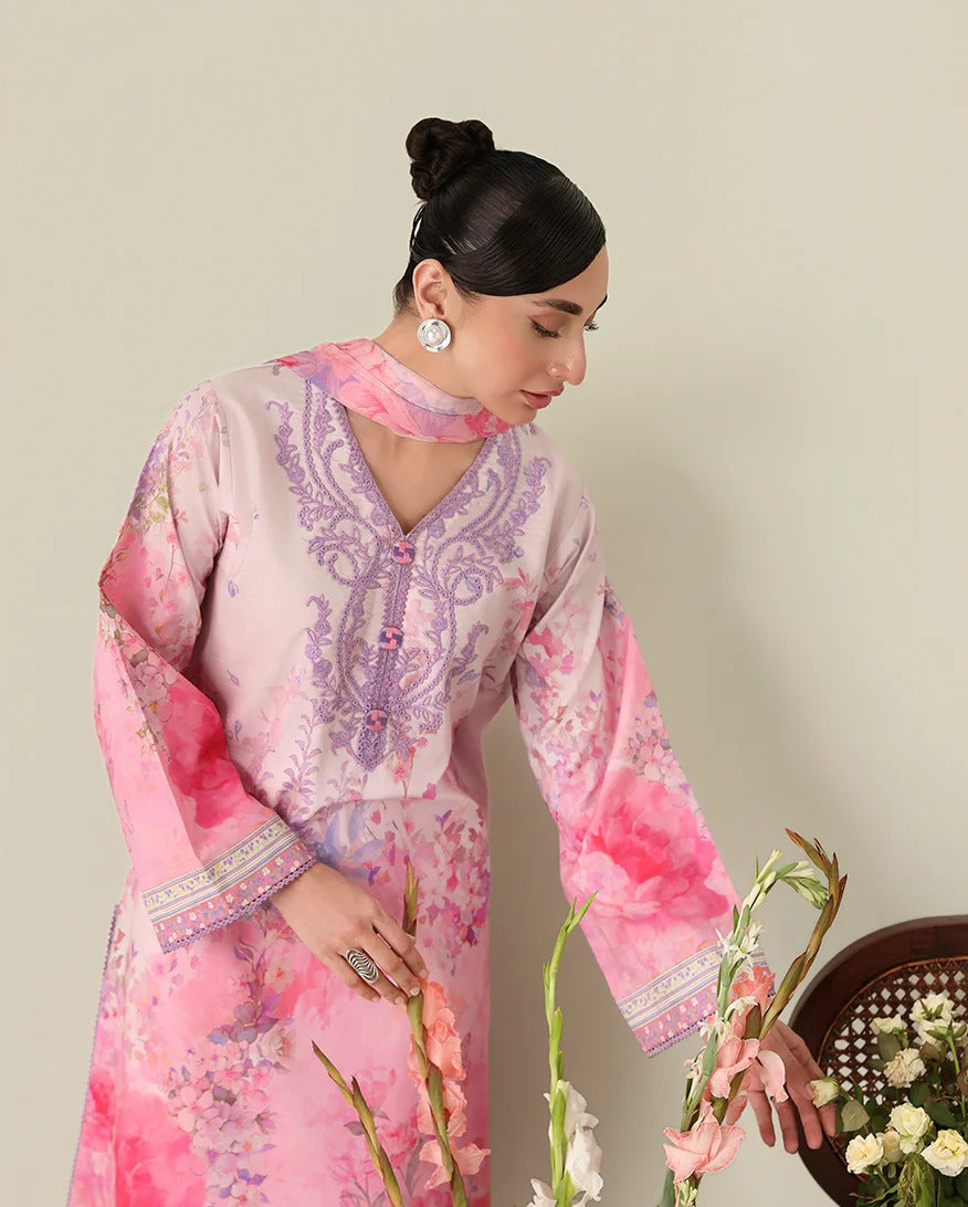 LAWN - ROHEENAZ - ROSETTE - PETAL WHISPERS