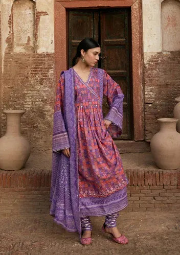 LAWN - KAHF - PRINTS CHIFFON COLLECTION '26 - KPS-3B ZARMEENA