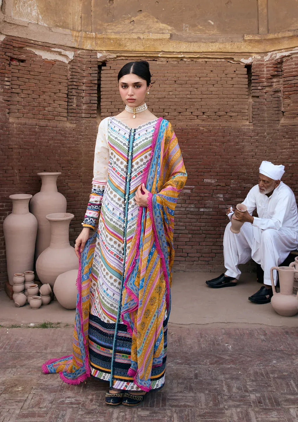 LAWN - KAHF - PRINTS CHIFFON COLLECTION '26 - KPS-2A YASMEEN